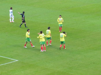 藤田の得点直後