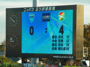 横浜FC 0-4 千葉