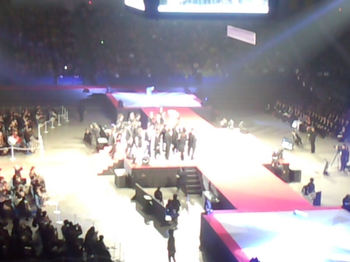 サンフレッチェ広島の選手入場