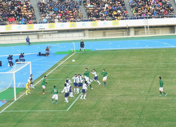 青森山田のCKのチャンス