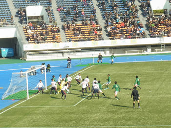 青森山田のCKのチャンス