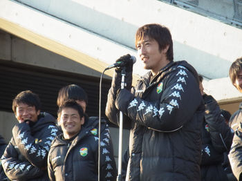 トップチームまつり 谷澤の挨拶