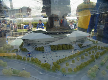 新スタジアムの模型