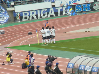 ジャイールのゴール直後