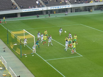 前半、ジェフのCKのチャンス
