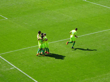 熊谷のゴール後