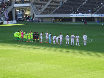 試合終了後の整列