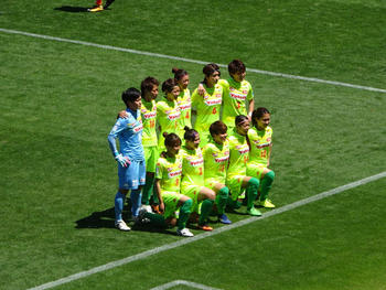 試合前の記念撮影