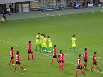 ラリベイのゴール直後