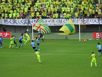 ジェフのFKのチャンス