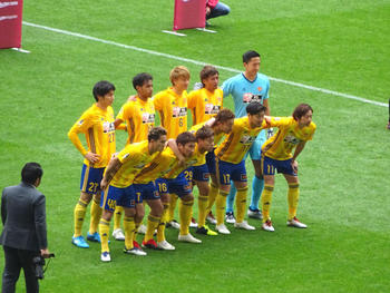 試合前の記念撮影