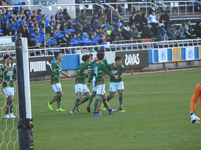 青森山田の先制点直後