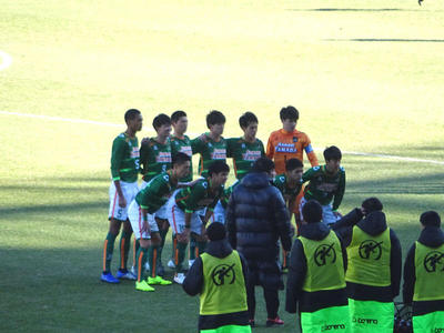 試合前の記念撮影