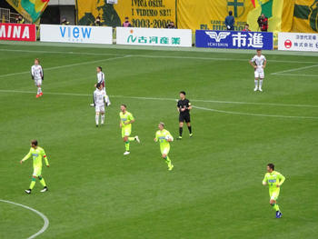 船山のゴール後