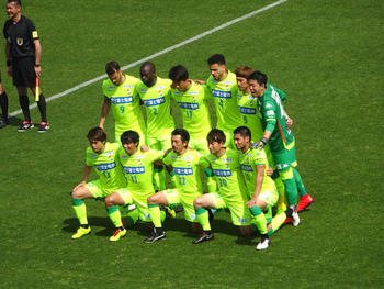 試合前の記念撮影