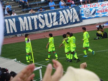 工藤のゴール直後