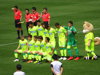 試合前の記念撮影