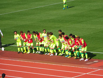 船山のゴール直後