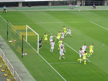 ジェフのCKのチャンス