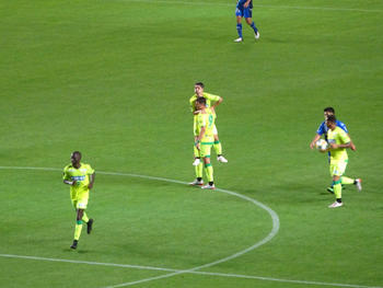 船山のゴール後