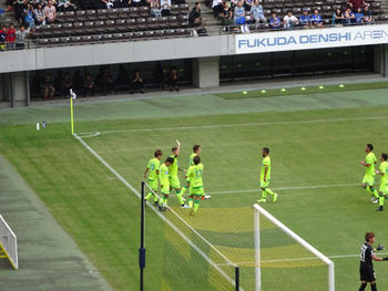 クレーベのPK直後