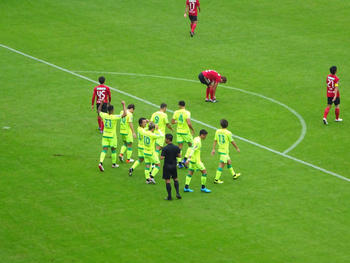 アランのゴール直後