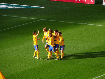 道渕のゴール直後