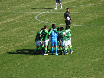 青森山田 試合前の円陣