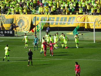 米倉のゴール直後