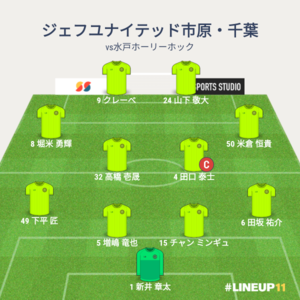 vs水戸ホーリーホック 先発メンバー