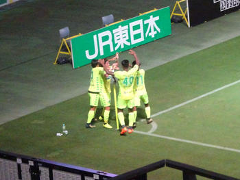増嶋のゴール後