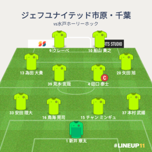 vs水戸ホーリーホック 先発メンバー