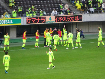 船山のゴール後