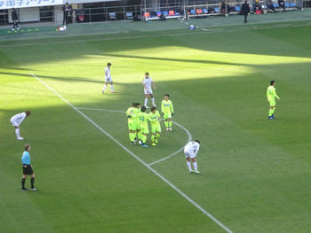 アランのゴール直後