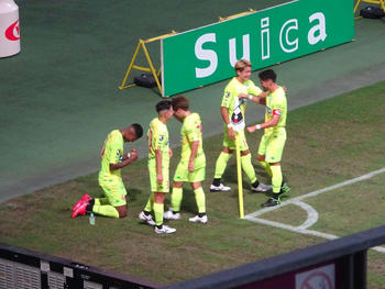 ソロモンのゴール直後