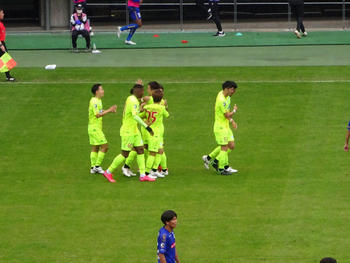 見木のゴール直後