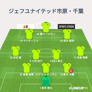 vs柏レイソル 試合終了時メンバー