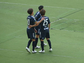 高木のゴール直後