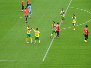 ソロモンのゴール直後