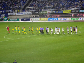 試合終了後の整列