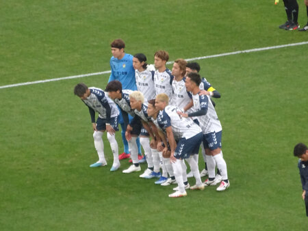 試合前の記念撮影