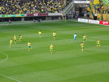 円陣ダッシュ vsカターレ富山