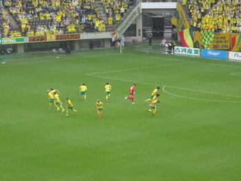 円陣ダッシュ vsレノファ山口FC