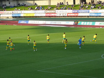 円陣ダッシュ vsカターレ富山