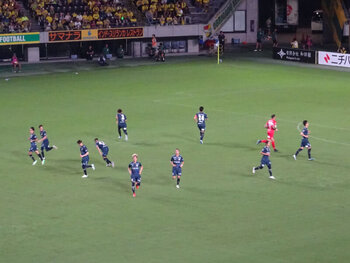 円陣ダッシュ vsいわきFC