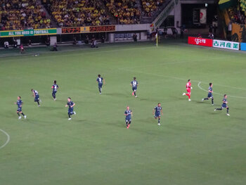 円陣ダッシュ vs徳島ヴォルティス