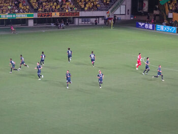 円陣ダッシュ vsヴァンフォーレ甲府