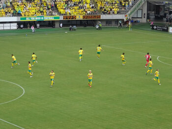 円陣ダッシュ vsV・ファーレン長崎