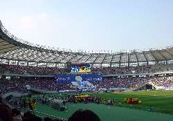 味の素スタジアム 選手入場時