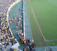 浴衣で来るとピッチに行ける